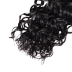 Human Hair Bundles Color 1B Water Wave Bundles 28 Inch Unprocessed Brazilian Virgin Remy Hair Extensions Niegmeag Natural Black Wet and Wavy Bundle