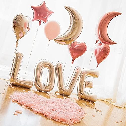 16 Inch Silver Letter Balloons Mylar Foil Alphabet Letter A-Z Balloons Set - Image 5