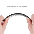 Disposable Combs Individually Wrapped, Sturdy Combs in Bulk, 100 Pack Combs Bulk, Double Tooth Hair Pocket Comb, Bulk Combs for Homeless, Charity, Care Pack Black
