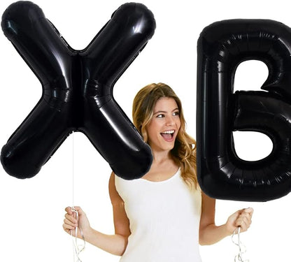 TONIFUL 40 Inch Large Black X Letter Balloon - Image 5