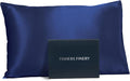 Fishers Finery 25mm 100% Pure Mulberry Silk Pillowcase (Navy King)