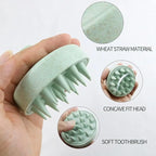 Yobee Scalp Massager - Gentle Head Massager with Soft Silicone Bristles - for Removing Dandruff & Buildup & Promoting Hair Growth - Exfoliator & Stress Relief Scalp Scrubber for All Hair Types