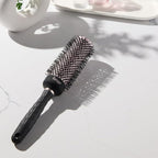 L'ANGE HAIR VolumePro Extra-Long Ceramic Ionic Round Brush, Black | For Blow Drying, Curling & Styling | Adds Volume, Reduces Frizz & Boosts Shine | Ideal for Extra-Long Hair (43mm)