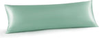 INFIIXSO Body Pillow Cover with Zipper, Luxury Mulberry Silk Body Pillow Case 20x54 Inches, Ultra Smooth and Soft Cooling Long Pillowcase, Gift for Women, Men(Mint Green)