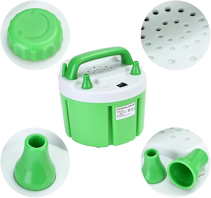 4 Nozzles Electric Balloon Pump, 900W Inflator by Unknown
