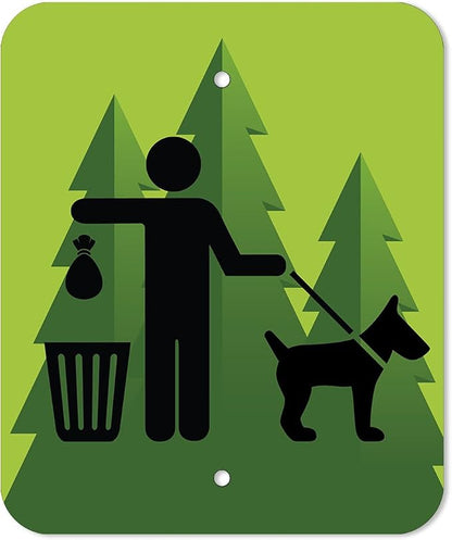 Zero Waste USA - DISPENSE-ART Roll Bag Dispenser & Sign - Camp | UV-printed - Image 2