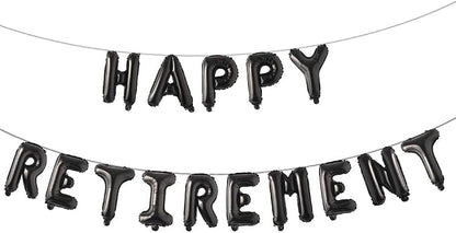 Set of 15 Happy Retirement Balloons Party Decorations The Legend Has Retired by RUIANSI