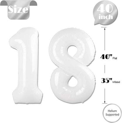 White 18 Balloon - Image 5
