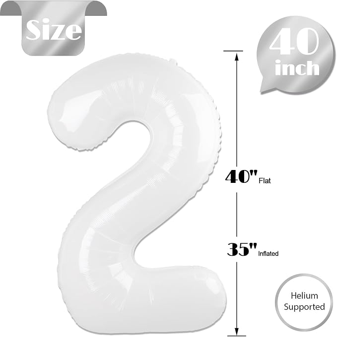 White 2 Balloon - Image 5