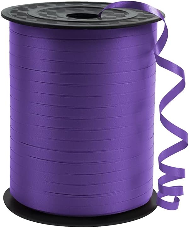Premium Deep Purple Curling Ribbon, 1/5" Wide x 500 Yards Christmas Curling by KMERLIFE