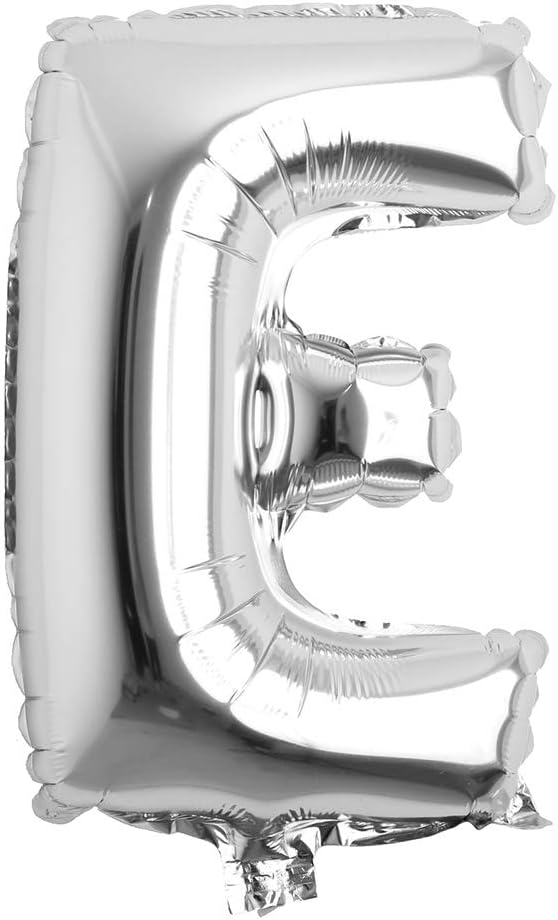 32 inch Letter Balloons Silver Alphabet Number Balloons Foil Mylar Party by REIANS