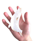 Novelty White Whale Hair Clips,Cute Acetate Hair Clip,Big Claw Clips for Women