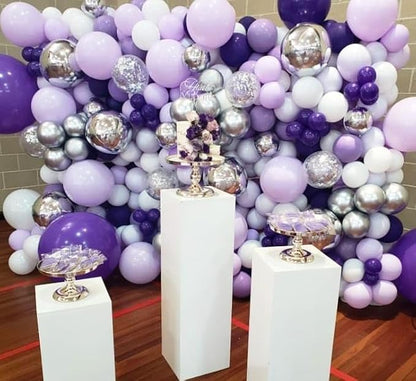 150Pcs Purple Balloons Garland Arch Kit - Image 7