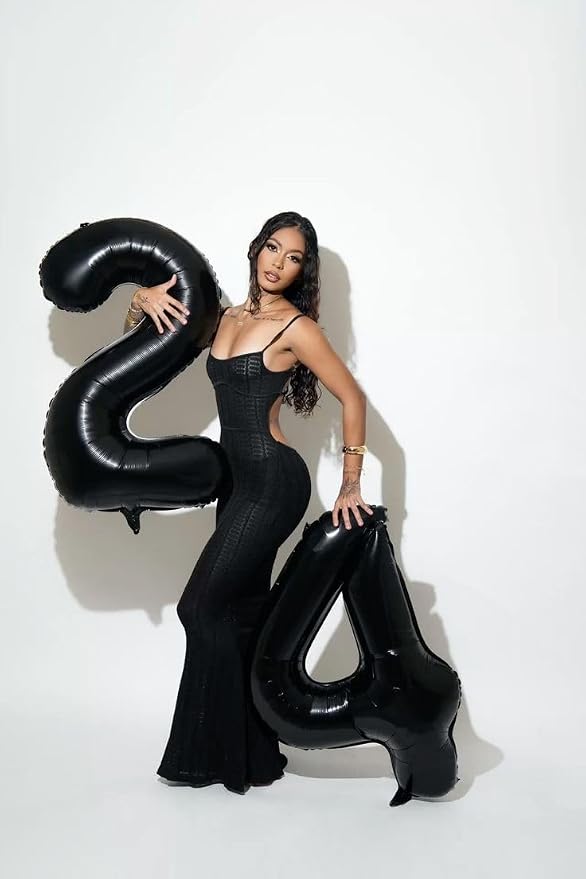 Number Foil Balloons 40 Inch 8 Balloon - Image 4