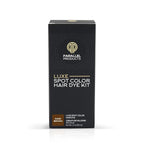 Parallel Products - Luxe Color (Dark Brown) - Cream Hair Dye - 25mL - Tint for Professional Spot Coloring - With Cream Developer, Mixing Dish and Application Brush - Covers Grey Hair - Root Touch Up