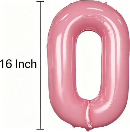 10 Pcs Number 0-9 Balloons 16 Inch Number Mylar Foil Balloons Custom Digital - Image 2