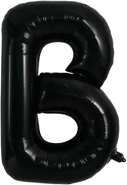 40 Inch Black Letter B Foil Balloon | Large Jumbo Mylar, Helium Alphabet Balloon by Unknown
