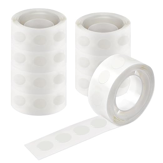 Glue Points Dots, Balloon Glue Adhesive Dots Double Sided Removable Glue Tape by Unknown