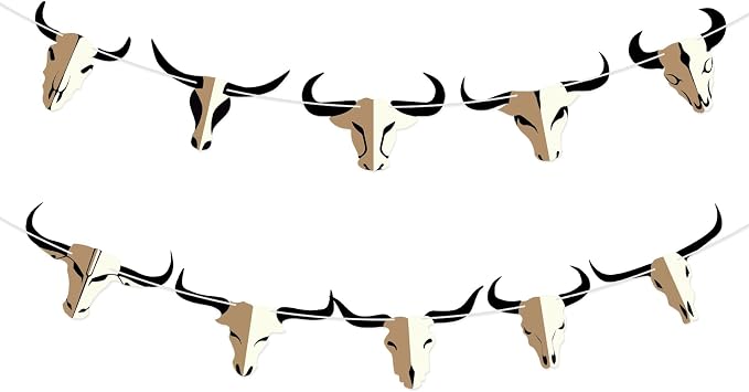 Hooqict Western Cowboy Rodeo Party Banner Western Birthday Party Decorations by Hooqict