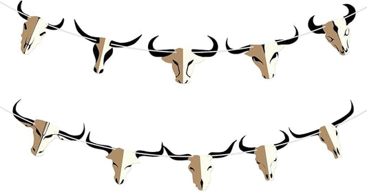 Hooqict Western Cowboy Rodeo Party Banner Western Birthday Party Decorations by Hooqict