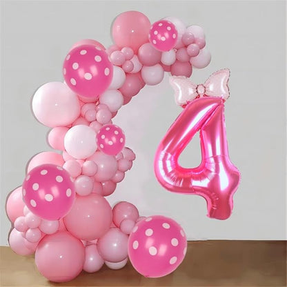 40 inch Pink Number 4 Balloon - Image 3