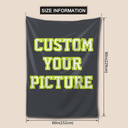 JINJUREN Custom Tapestry Upload Images Personalized Custom Tapestry Customized - Image 5