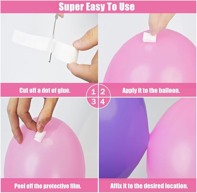 Decojoy Balloon Arch Kit Balloon Garland Decorating Garland Strip, 3 Tape - Image 3