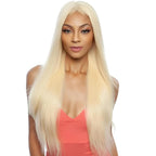 613 13x6 Lace Front Wig Human Hair 200 Density Straight Blonde Lace Front Wigs Human Hair 28 Inch Full & Thick 613 HD Lace Frontal Wig Human Hair Pre Plucked with Baby Hair for Women