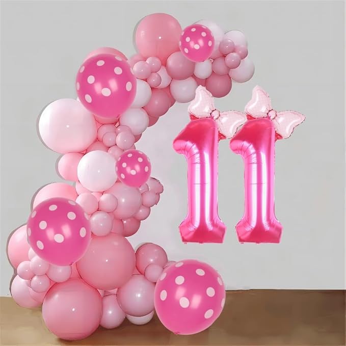 40 inch Pink Number 11 Balloon - Image 2