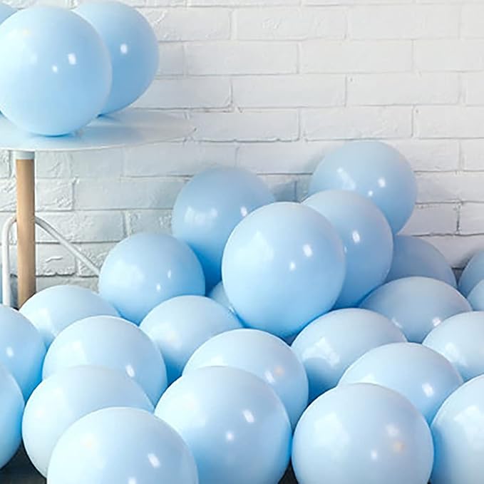 5 inch Pastel Blue Party Balloons - Image 3