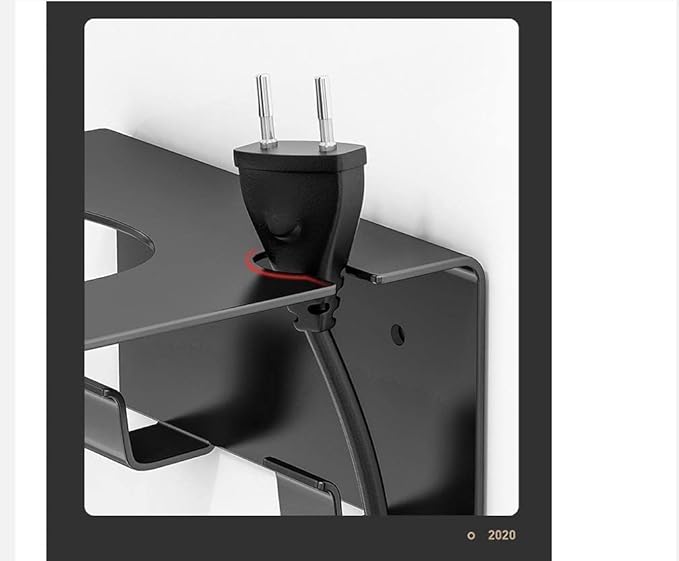 Hair Dryer Holder Wall Mount Blow Dryer Hanger Stand Rack Countertop Hair Dryer Bracket Hair Tool Organizer Storage（Black）