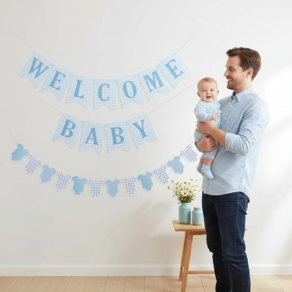 Baby Boy Baby Shower Banner - Image 3