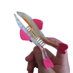 Novelty Rainbow Fish Hair Clips,Cellulose Acetate Hair Clips,Big Claw Clips for Girl,Hair Accessories