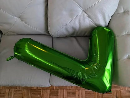 Green 7 Balloon - Image 2