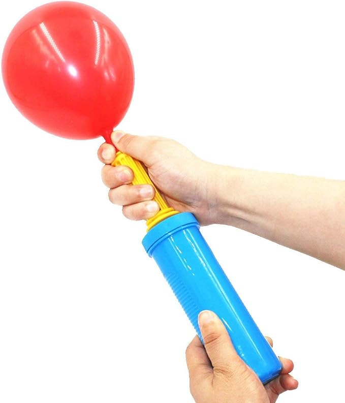 Portable Hand-Held Air Pump for Inflatables, Double Action Balloon Pump | by Granfo
