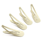 Dofash 12PCS Snap Hair Clips For Women-Non Slip & Metal Hair Barrettes, 5cm 2'' Small Clips For Thin & Fine Hair,Blonde