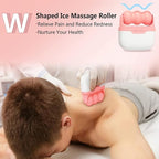 OPENDGO Ice Roller for Face Facial Massager for Eye Puffiness, Reduces Wrinkles, 2 in 1 Facial Skin Care Tool for Body Cold Therapy Tools