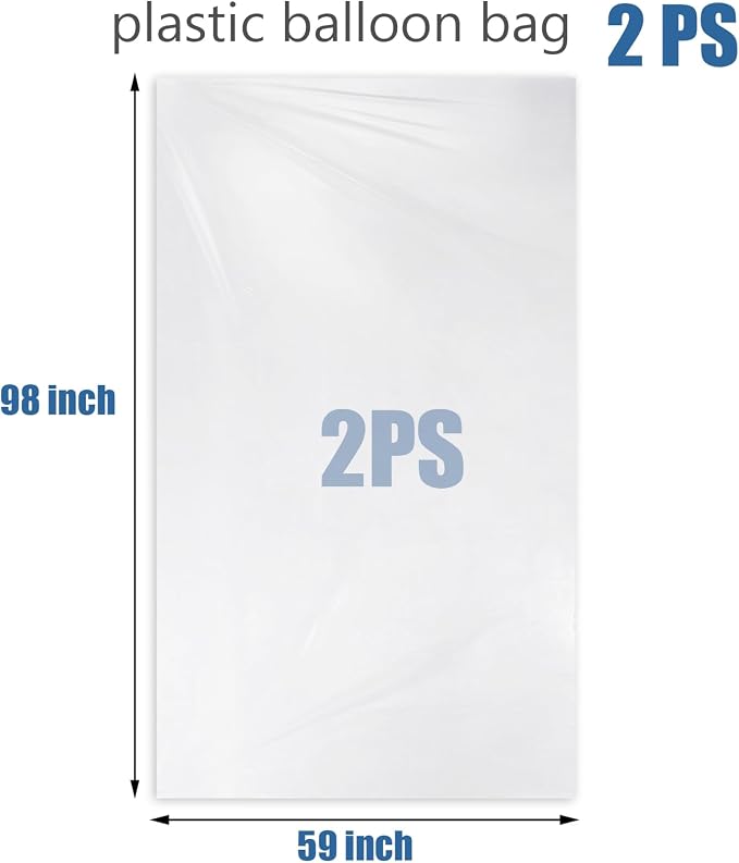 Kreapa Balloon Drop Bag 2 pcs 59x98 Inches, Balloon Bags - Image 2