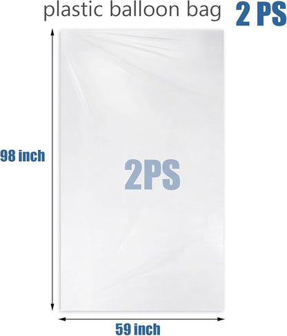 Kreapa Balloon Drop Bag 2 pcs 59x98 Inches, Balloon Bags - Image 2