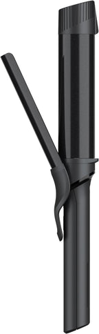 GLAMPALM Professional Curling Iron 1.4" - Long Barrel Ceramic Hair Curler for Women, Korea's No.1 Salon Hot Tool, 5 Temps & 30s Heat-up, 3D Swivel Cord & Dual Voltage, Black (GP628) (1.4")