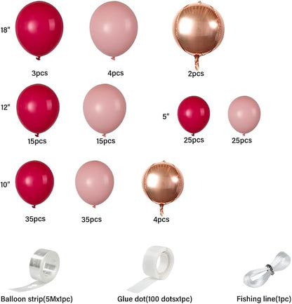 Restaurantware-Balloonify Balloon Garland Set, 1 Party Decoration Kit - Image 8