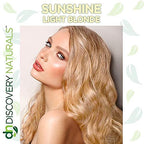 Blonde Henna Hair Color For All Kit | 100% All Natural Hair Dye & Beard Dye Powder (Sunshine Light Blonde) Organic, Herbal & Vegan Chemical & Cruelty Free Permanent Gray Coverage & Tinting