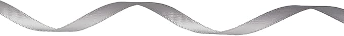 Ribbli Double Faced Silver Satin Ribbon, 1/4” x Continuous 25 Yards, Use - Image 2