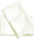uxcell 2 Pack Satin Pillowcase for Hair and Skin, Cool, Silky, Soft Breathable Pillow Cases Travel Size 14x20 Inch with Envelope Closure