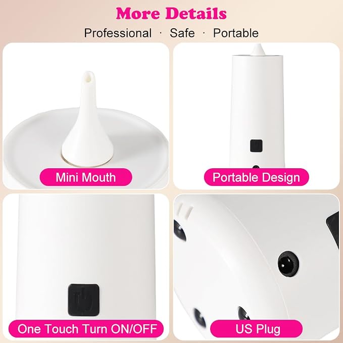 Balloon Pump Electric Air Pump for Balloons Portable Balloon Inflators Blower - Image 3