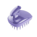 2-in-1 Scalp Massager Shampoo Brush,Scalp Scrubber, Exfoliator Brush for Removing Dandruff & Hair Growth,Detangling Scrubber for Wet or Dry Hair - for All Hair Types(Purple)