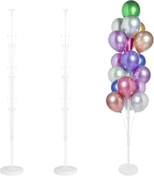 2 Sets of Balloon Stand Kit - 6ft Balloon Stands by KATBUU
