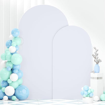 FANPROMS Arch White Cover Spandex Arch Cover Set of 2 Arches Covers Stretchy by FANPROMS