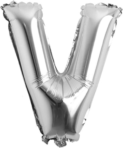 32 inch Letter Balloons Silver Alphabet Number Balloons Foil Mylar Party by REIANS