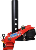 Shocker 30K Gooseneck Surge Air Hitch & Shift Lock Coupler for 2-5/16" Ball, 3-15/16" Round Angled Pin